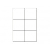 Gigaprint Samolepiace etikety 105 x 99 mm, 6ks/A4