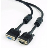 GEMBIRD Kabel VGA prodlužovací 1,8m, černý (HD15M/F, dvojité stínění, feritová jádra) CC-PPVGAX-6B