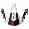 NOX šilt pre prilby N312 DRONE, NOX (bílá,černá,červená)