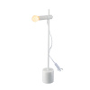 ACA DECOR Stolová lampa HERA max. 40W/E14/230V/IP20, biela