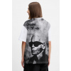 Bavlnené tričko Karl Lagerfeld Jeans dámske, biela farba, A4W17096 L