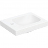 Geberit iCon - Umývadielko 38x28 cm, bez prepadu, otvor na batériu vľavo, matná biela 501.831.JT.1