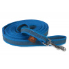 Firedog Pogumované vodítko 20 mm 3 m s rúčkou modré
