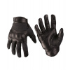 Mil-tec taktické rukavice kožené/kevlar, čierne - S