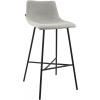 Design-Shop Barová stolička Altona látka - sivá