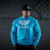 Mikina bez kapucne Iron Aesthetics, tyrkysová, Farba Modrá, Veľkosť 3XL
