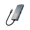AKASA dokovací stanice 9v1 USB 3.1 Type-C / 1x USB 3.1 Type-C / 3x USB Type-A / 1x HDMI / 1x SD / 1x GLA AK-CBCA21-18BK