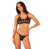 Obsessive Celia Noir 2-dielny set - podprsenka + tangá Farba: Čierna, Veľkosť: XS/S