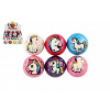 Loptička jednorožec penový 8cm mix farieb v sáčku 24ks v boxe Teddies 8592190861865