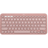 Klávesnica Logitech Pebble Keyboard 2 K380s, Rose - US INTL (920-011853)