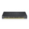Zyxel XGS1935-52HP, 52 Port Smart Managed PoE Switch, 48x Gigabit PoE and 4x 10G SFP+, hybrid mode, standalone or NebulaFlex Cloud XGS1935-52HP-EU0101F