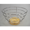 MAKRO - Košík drôtený 25x15cm + drevo