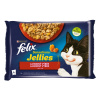 Felix Sensations Jellies hovädzie a kura v želé 4 x 85 g