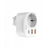 Deví síťová nabíječka Smart Series 2A+C PD 20W Auto Power Socket - White