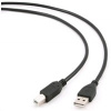 Kábel Gembird USB 2.0 typ A-B 3m. HQ Black