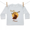 Boodyy Tričko s dlhým rukávom Veselú Veľkú noc s menom dieťatka 80 (9-12 mesiacov)