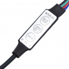 vidaXL Posteľný rám s LED svetlami krémový 200x200 cm látka - Krémová - 88066-42416