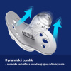 LOVI Silikónový dynamický cumlík Harmony 2ks 18m+ Girl