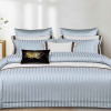 Saténové obliečky KRELA LIGHT BLUE 140x200 cm Saténové obliečky KRELA LIGHT BLUE 140x200 cm - 140x200 cm - 7 SET 2x vankúš 2x malý vankúš 2x prikrývka 1x plachta - zips