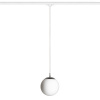 RENDL LUNA 20 na trojokruh. lištu opálové sklo/chróm 230V LED E27 11W