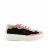 TENISKY MARNI TROMPE L'OEIL JACQUARD LO-TOP SNEAKERS PINK