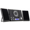 Roxx MC 201 stereo systém AUX, CD, FM, vč. dálkového ovládání, včetně reproduktoru, funkce alarmu černá