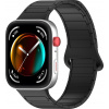 Wigento Pre Huawei Watch Fit 4 / 4 Pro / 3 Dvojfarebný silikónový pás na ruku Čierna