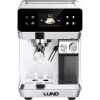 Kávovar na espresso s napeňovačom mlieka 1350W Lund 8v1 na mletú kávu a ESE pody