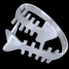 Silver.ag Prsteň strieborný, fishbone R2550