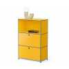 Tchibo - Komoda Kovová komoda »Cn3« s výklopnými priečinkami - farba: žltá