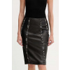 Kožená sukňa Patrizia Pepe 8G0492.L160 čierna 34