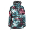 Horsefeathers DERIN JACKET tyrkysová,biela,ružová Dámska lyžiarska/snowboardová bunda XL