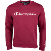 Champion CREWNECK SWEATSHIRT vínová,biela Pánska mikina S
