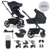 EASYWALKER SET Kočík 4v1 Harvey⁵ Midnight Black XXL RWS + CYBEX Aton B2 i-Size