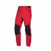 Northfinder Pánske turistické elastické nohavice MAURIZIO NO-3958OR darkredblack