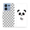 Flipové pouzdro Mobiwear - Xiaomi Redmi Note 13 4G - M030P Panda Amálka (Knížkové flip pouzdro, obal, kryt na mobil Xiaomi Redmi Note 13 4G - M030P Panda Amálka, materiál Umělá kůže + TPU - ochrana 36
