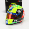 Schuberth Helmet F1 Helma VF-21 Team Uralkali N°47 Sezóna 2021 Mick Schumacher 1:2 Mini Helmet zelená červená čierna žltá