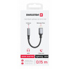 Swissten Textile 3.5mm Aux to Lightning Adapter - 73502313 - Black
