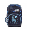 FRII OF NORWAY ERGONOMICKÁ ŠKOLSKÁ TAŠKA FRII EASY 22 L - Dinosaur dark blue