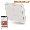 GoSmart Prenosný ovládač scén IP-2002ZW, ZigBee 3.0, 2-tlačidlový (H5012)