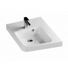Ravak BeHappy II - Rohové umývadlo, 55x67 cm, s 1 otvorom na batériu, ľavé, biela XJAL1100001
