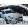 Deflektory - protiprievanové plexi Kia ProCee´d 5D od 2019 (+zadné)