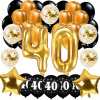 Balóny na párty - Balóny sada pre 40 narodenín konfety číslica 100 cm (Balóny na párty - Balóny sada pre 40 narodenín konfety číslica 100 cm)
