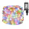 Svetelný stĺp do záhrady - Zapojte PVC vianočné lano svetla Garland Outdoor Prisp v medenom drôte (Zapojte PVC vianočné lano svetla Garland Outdoor Prisp v medenom drôte)