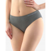 GINA Dámske bezšvové bambusové nohavičky klasické | 00038P - šedá biela, XL/XXL