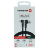 Swissten 71528000 USB USB-C, 1,2m, černý
