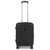 Malý kabínový cestovný kufor na kolieskach s expandérom 40 l Worldline 805 čierna