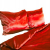Posteľné obliečky - Moker posteľná súprava 160 cm x 200 70x80cm (Saténová posteľná bielizeň 160x200 Red Moker)