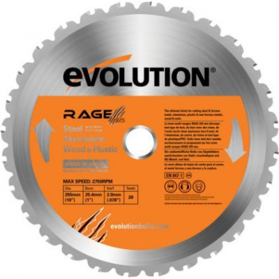 Evolution TCT RAGE 355 mm 36z (EVO-355-MULTI) Viacúčelová píla