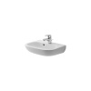 DURAVIT D-Code závesné umývadielko s otvorom, s prepadom, 450 mm x 340 mm, 07054500002